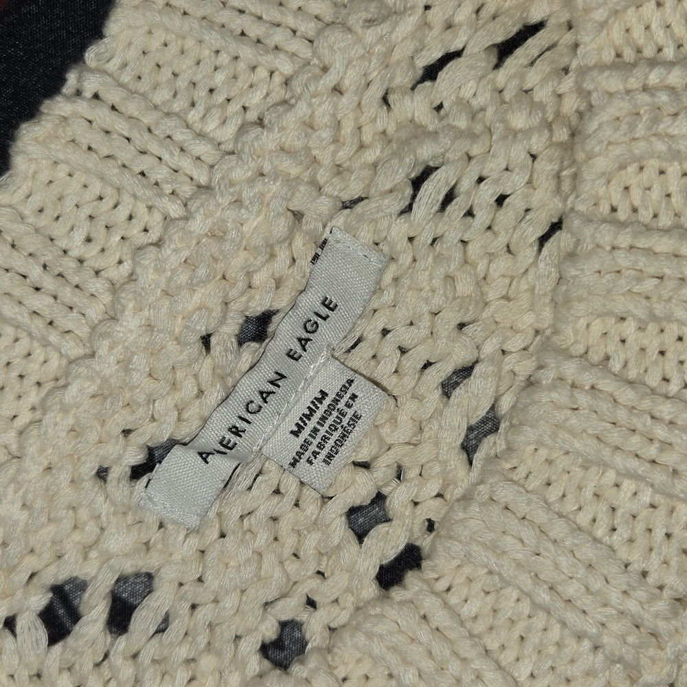 American Eagle Outfitters Cream Sweater